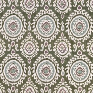 Tela Ikat Verde Bokhara