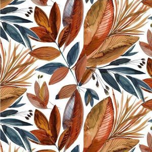 Tela Jardín De Otoño