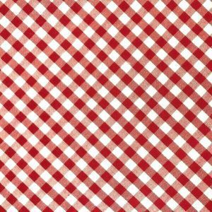 Cuadros Vichy Tergal Rojo