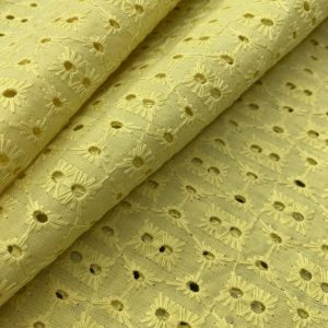 Tela Batista Perforada Amarillo