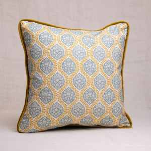 TELA GEO BLOCK PRINTED MOSTAZA