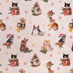 LONETA DE NAVIDAD GATOS 1