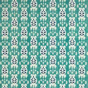 TELA IKAT BAZAAR AZUL GEOMETRICO