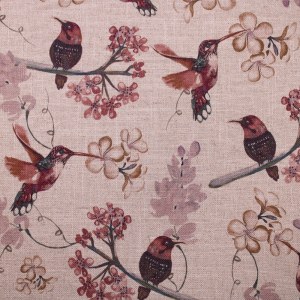TELA LINO COLIBRI ROSA