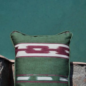 Cojin Kente Verde Coordonne
