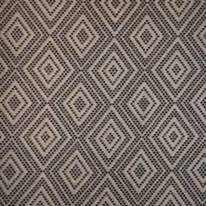 CHENILLA GEOMETRICO ROMBOS GRIS