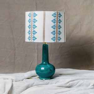 Pantalla Para Lampara Lino Indiano