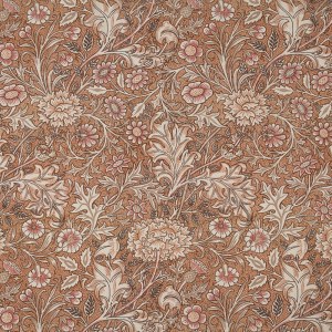 Tela Morris Flores Terracotas