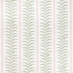 Tela Rayas Helecho Rosa